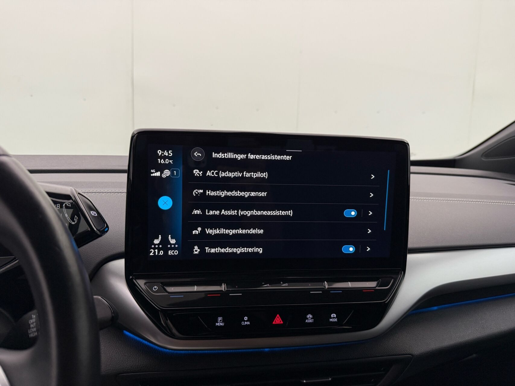 Blå VW ID.5 fra 2023