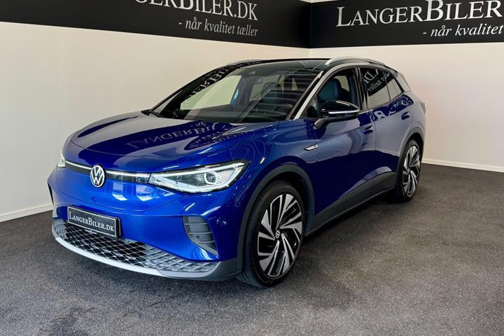 Blå VW ID.4 fra 2021
