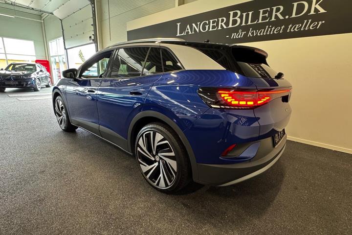 Blå VW ID.4 fra 2021