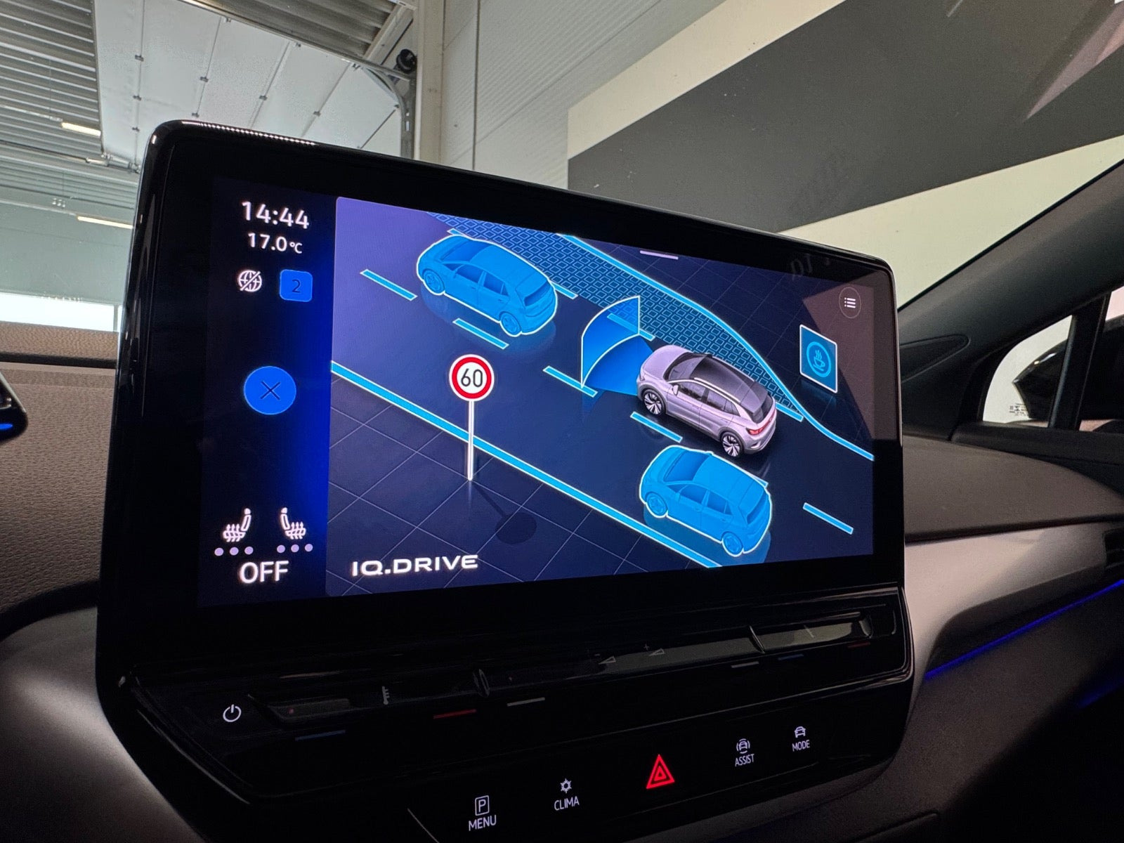 Blå VW ID.4 fra 2021