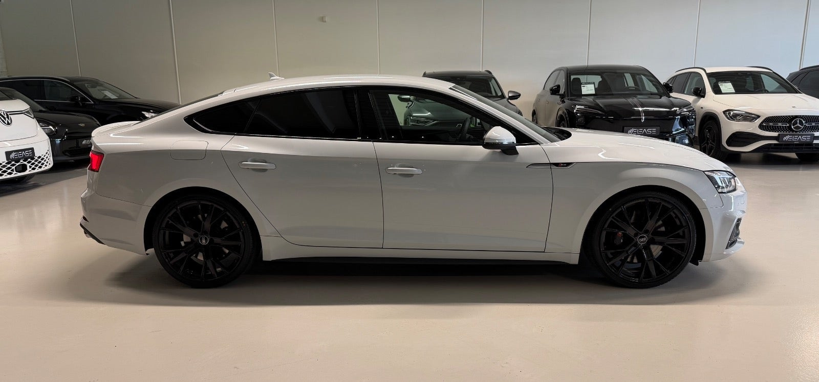 Hvid Audi S5 fra 2017