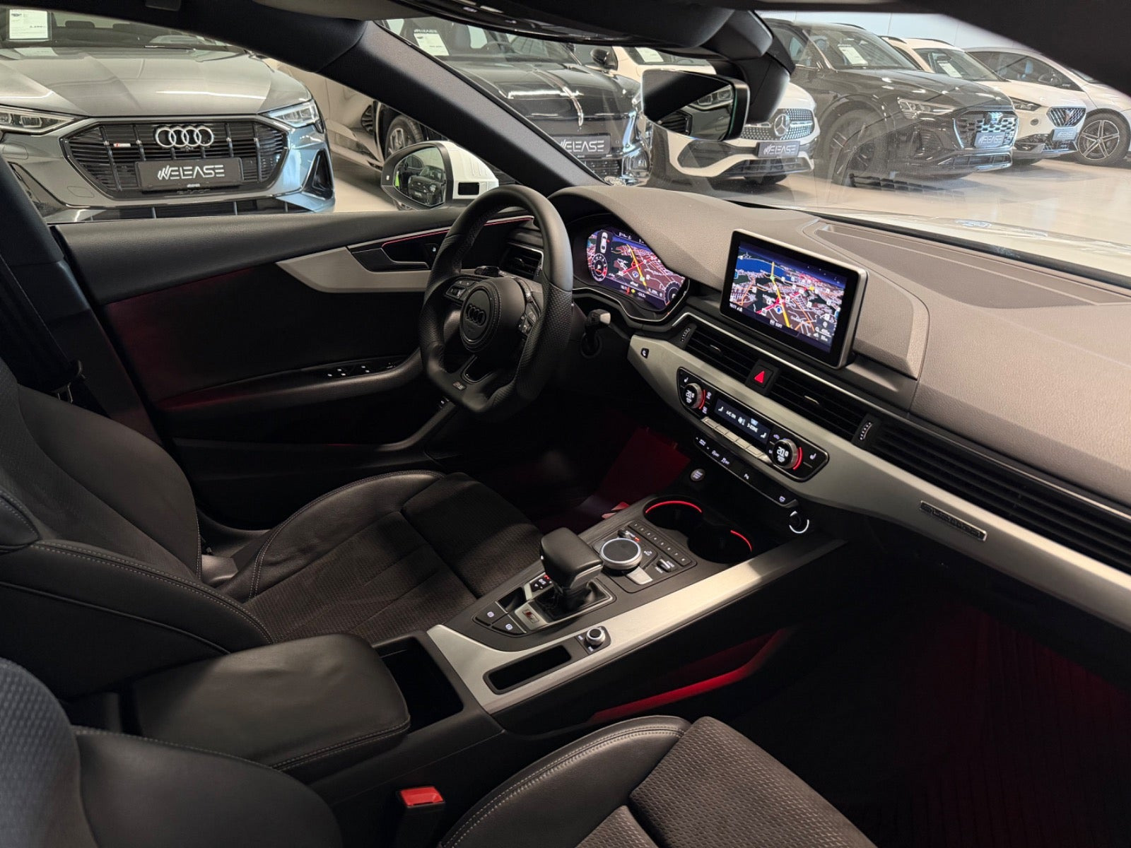 Hvid Audi S5 fra 2017