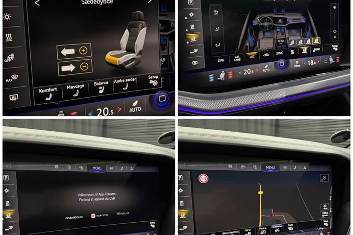Hvid VW Touareg fra 2020