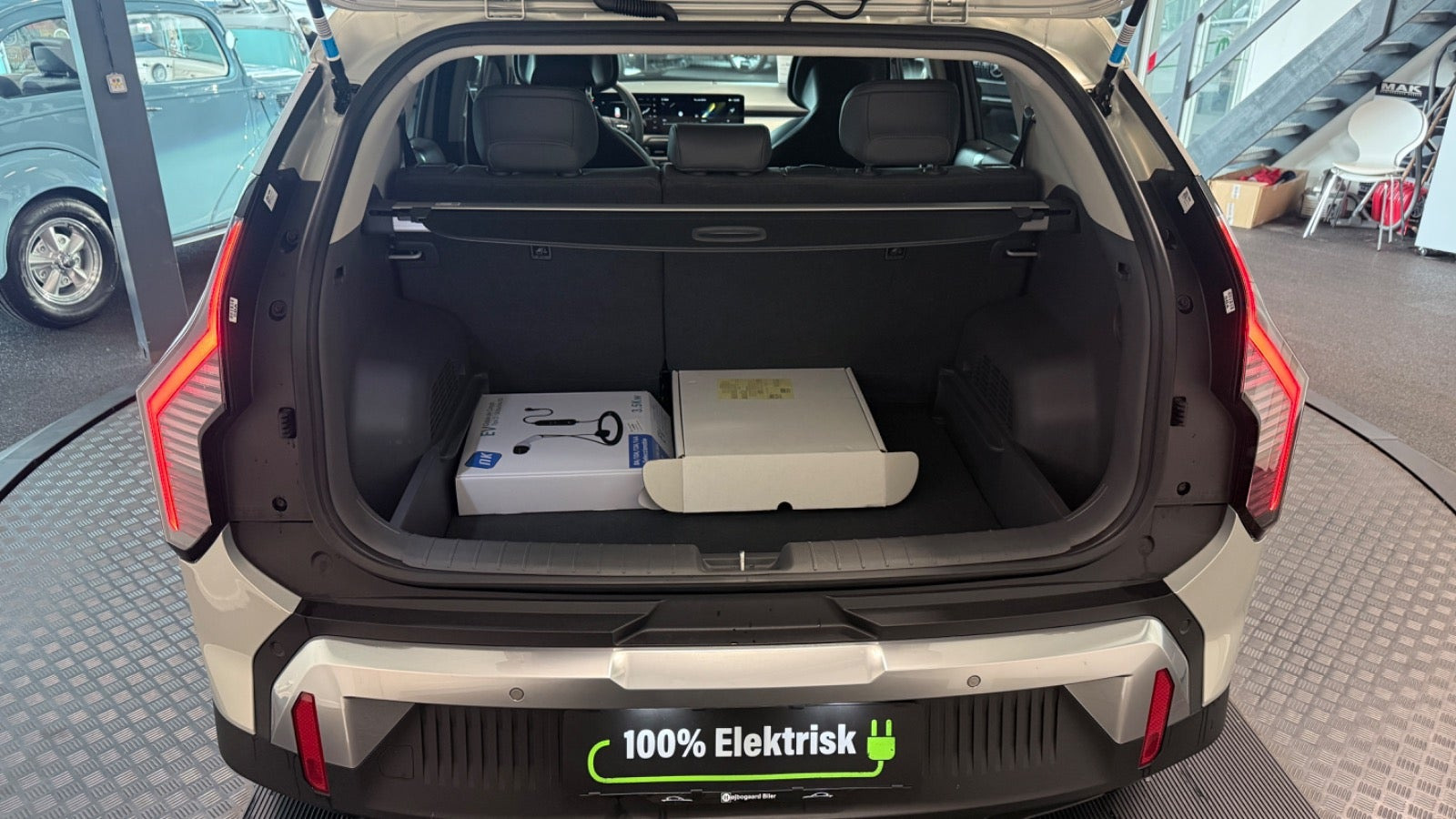 Sølv Kia EV3 fra 2025