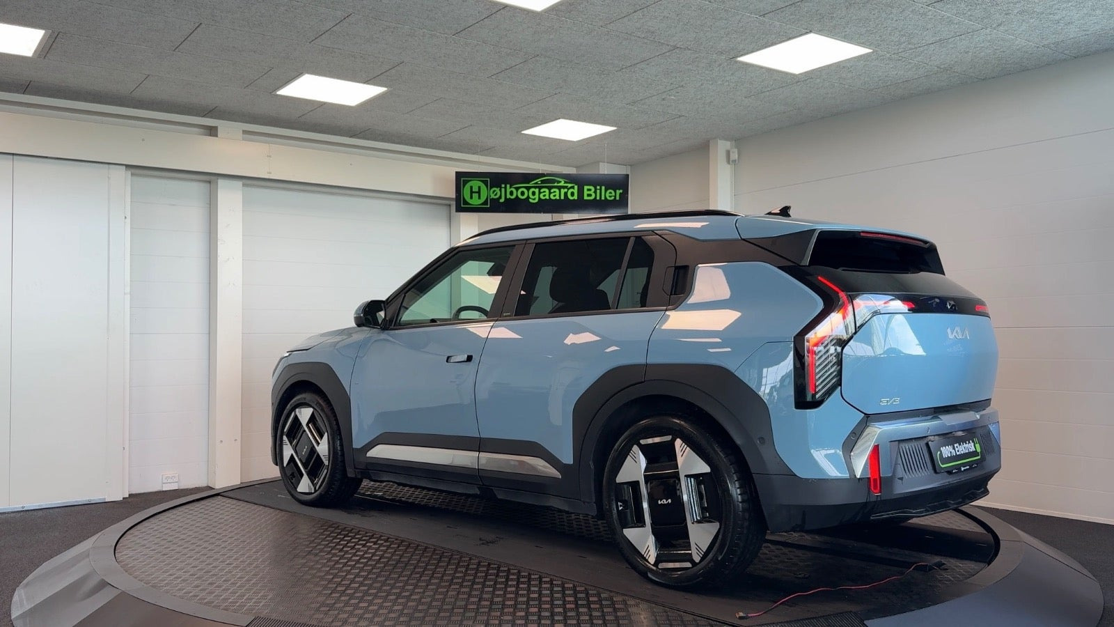 Blå Kia EV3 fra 2025