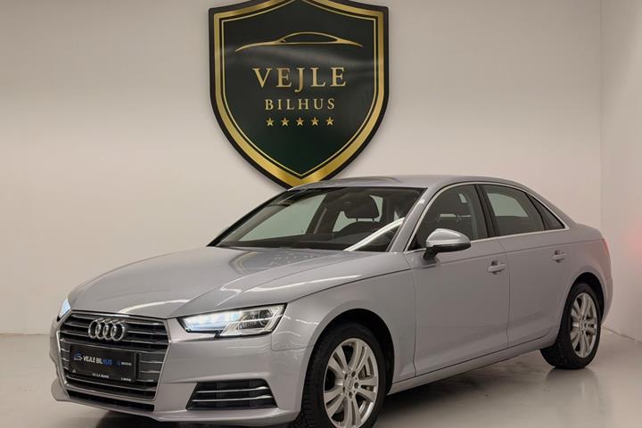 Sølv Audi A4 fra 2017
