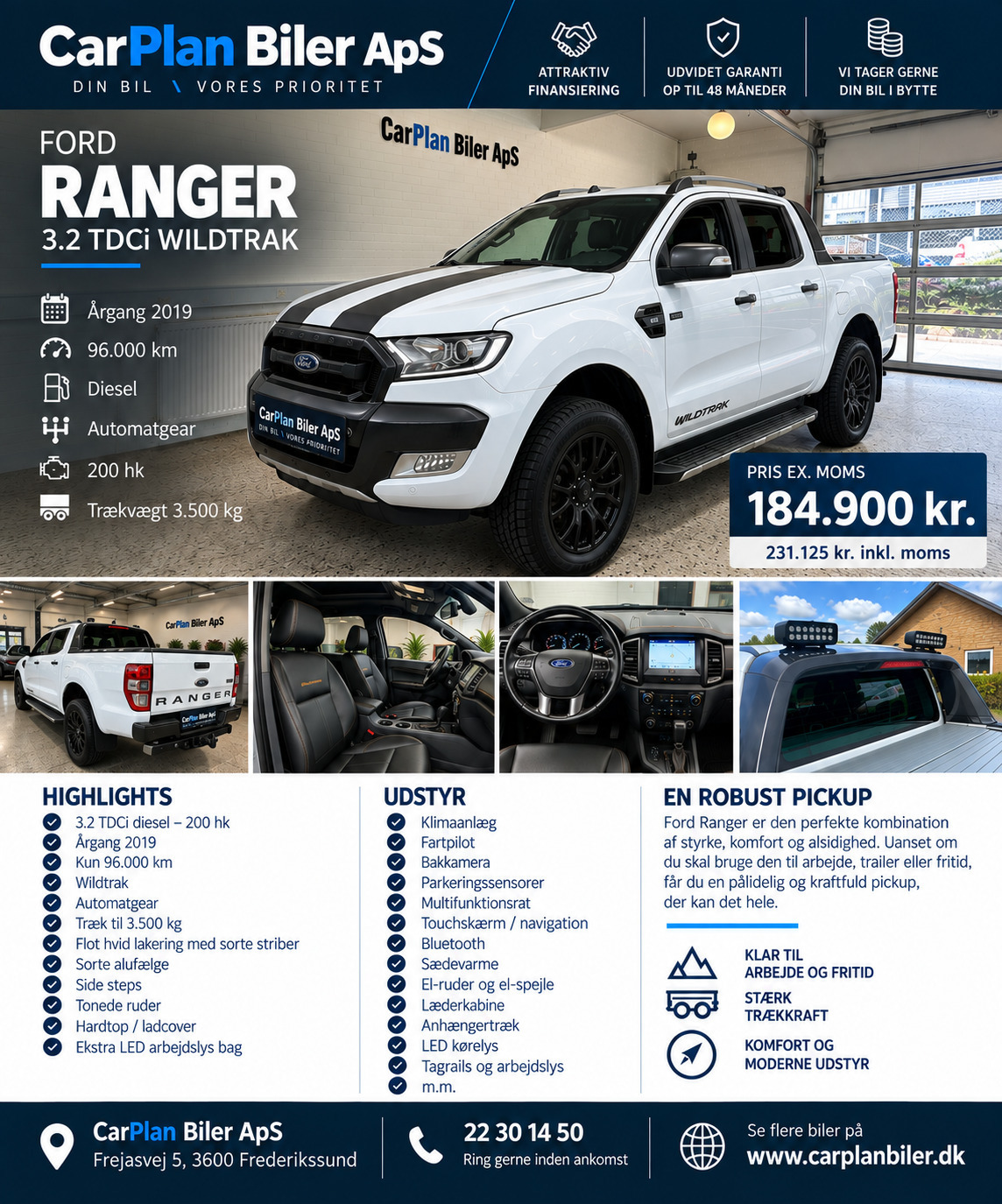 Ford Ranger 3,2 TDCi Db.Kab Wildtrak aut. 4x4
