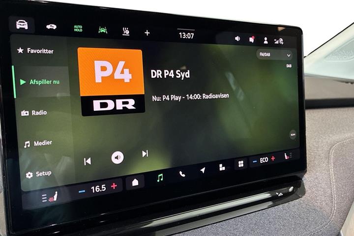 Grå Skoda Enyaq fra 2024