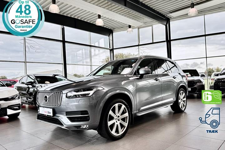 Grå Volvo XC90 fra 2018