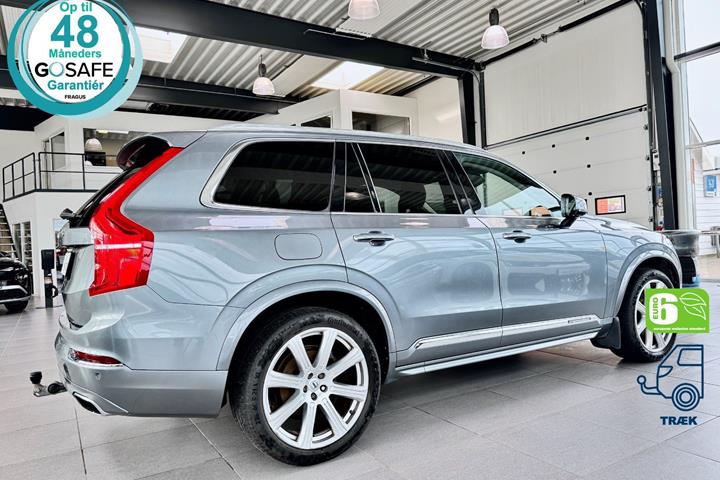 Grå Volvo XC90 fra 2018