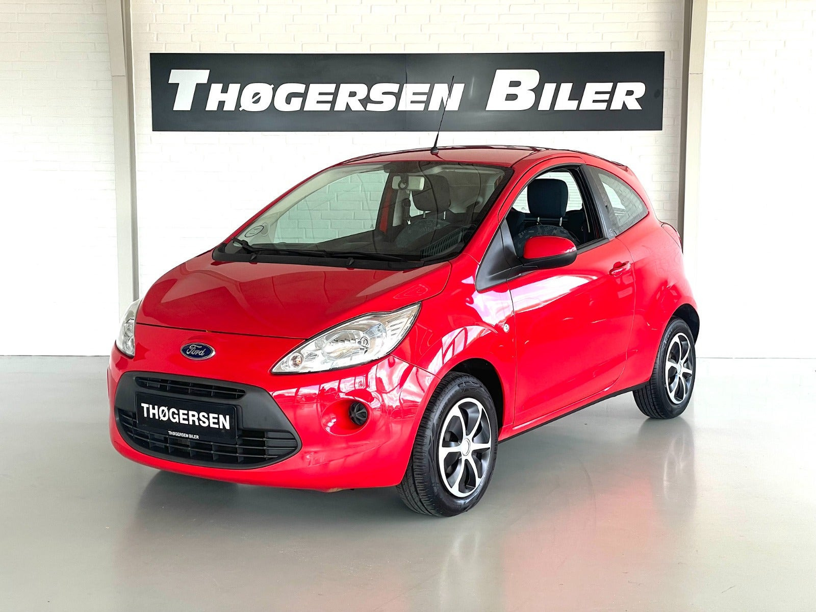 Rød Ford Ka fra 2014