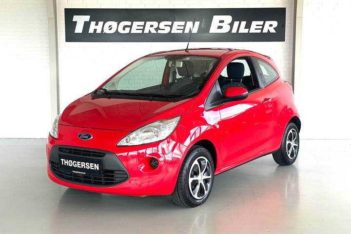 Rød Ford Ka fra 2014