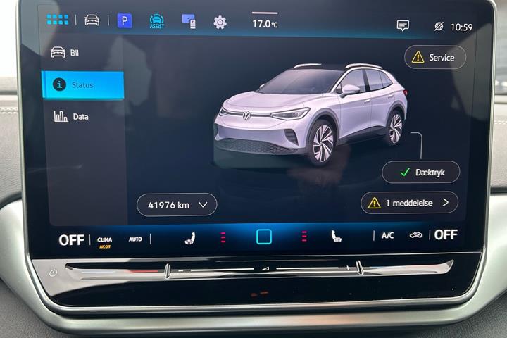 Grå VW ID.4 fra 2024