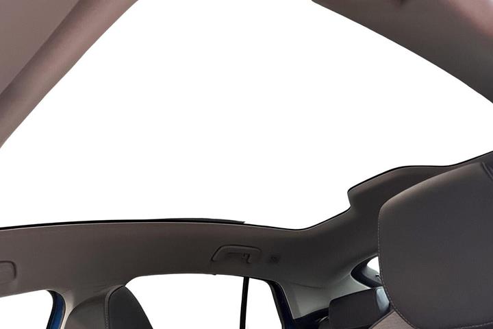 Blå Skoda Enyaq fra 2024