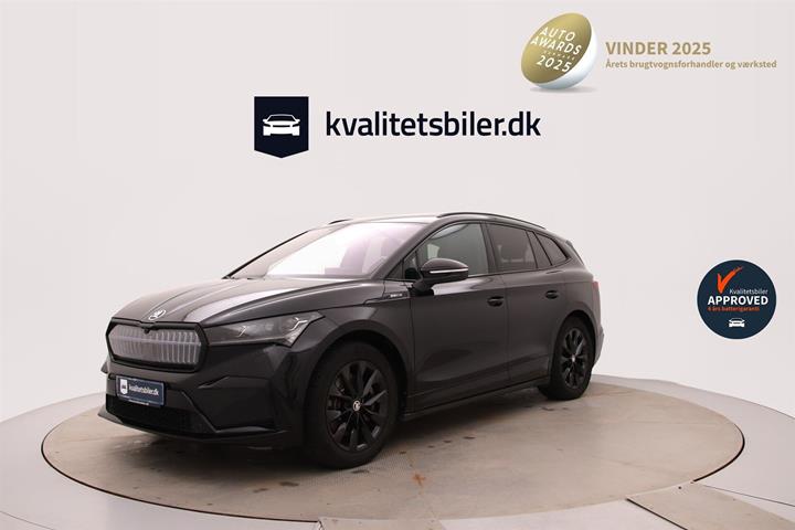 Sort Skoda Enyaq fra 2023