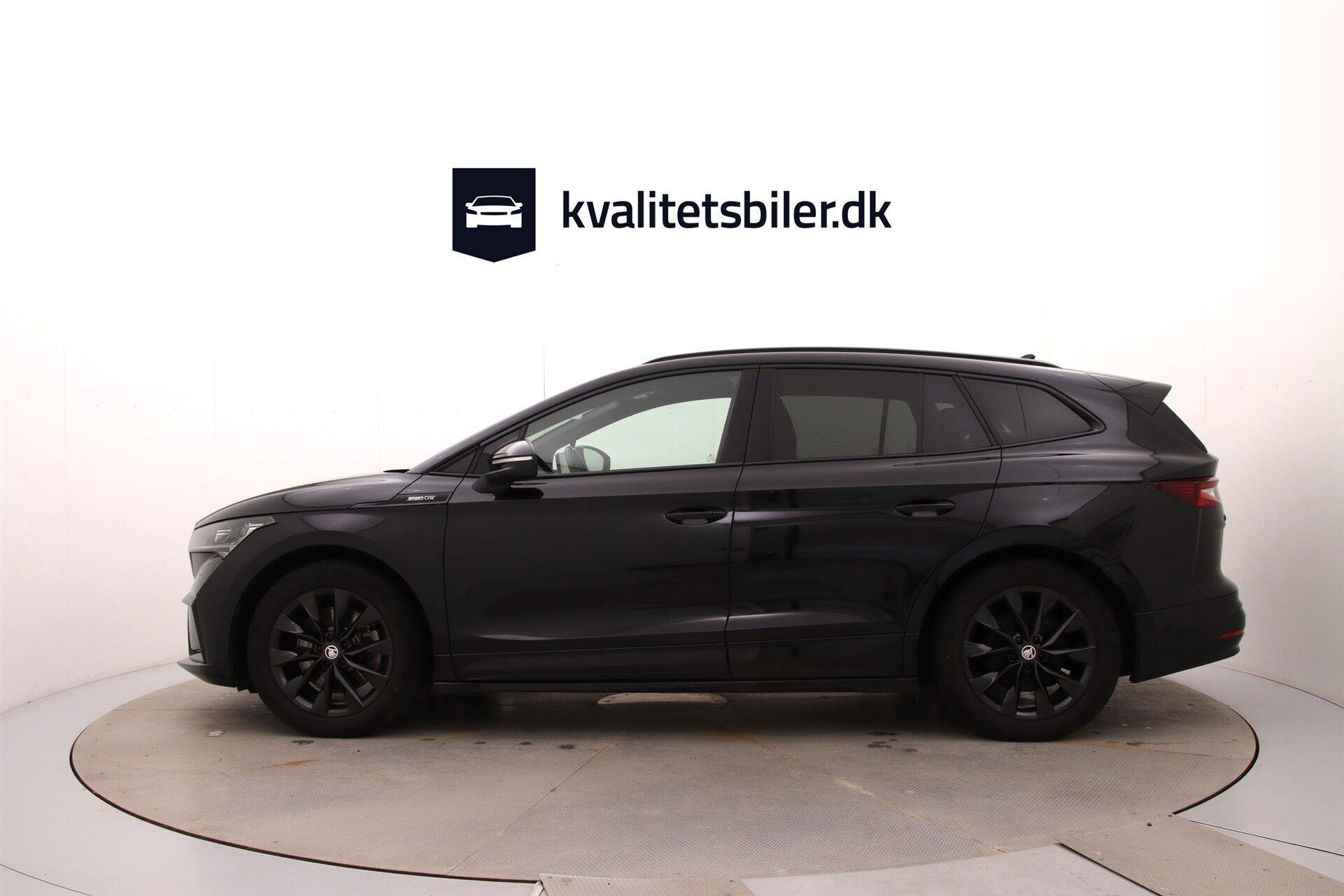 Sort Skoda Enyaq fra 2023
