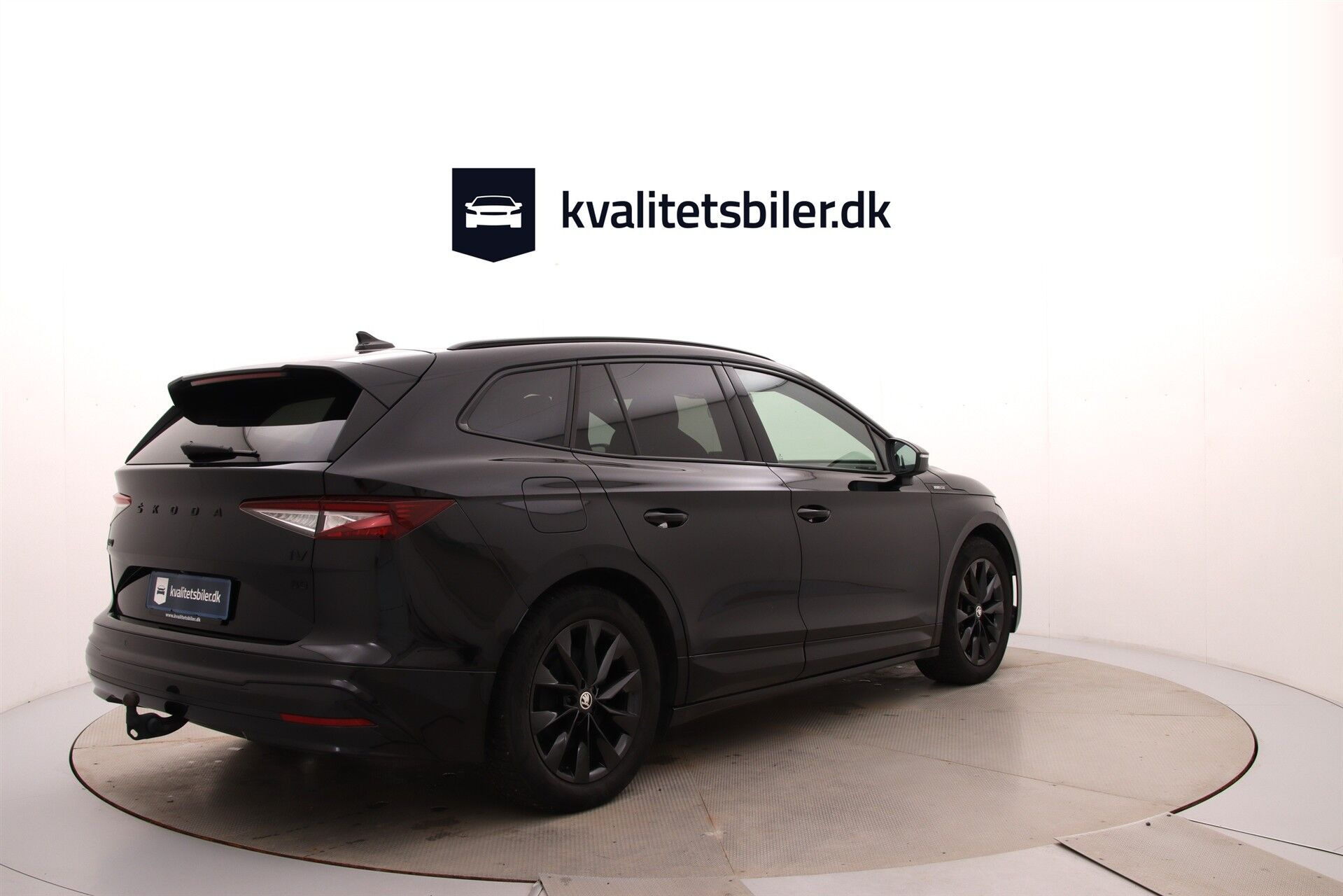 Sort Skoda Enyaq fra 2023