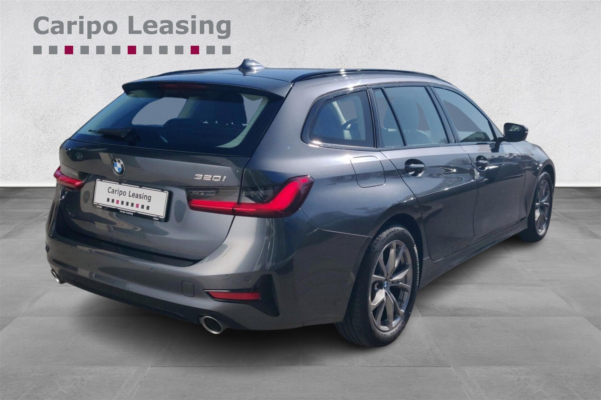 Grå BMW 320i fra 2020