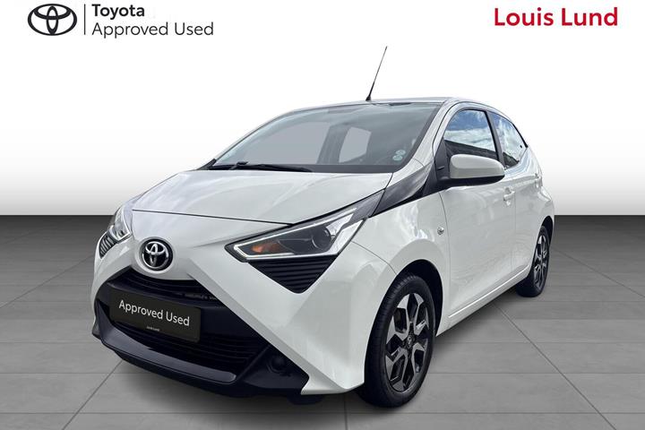 Hvid Toyota Aygo fra 2018