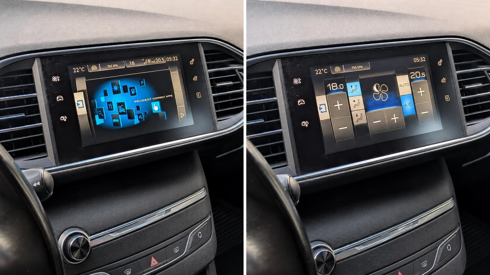 Grå Peugeot 308 fra 2016