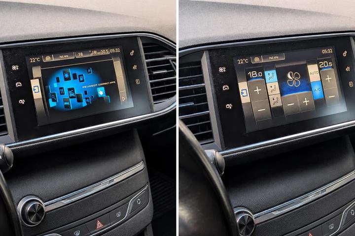 Grå Peugeot 308 fra 2016
