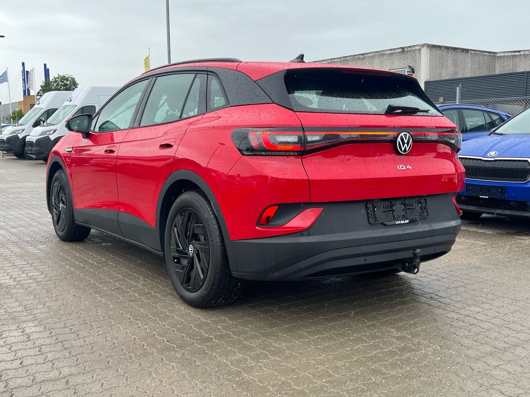 Rød VW ID.4 fra 2023