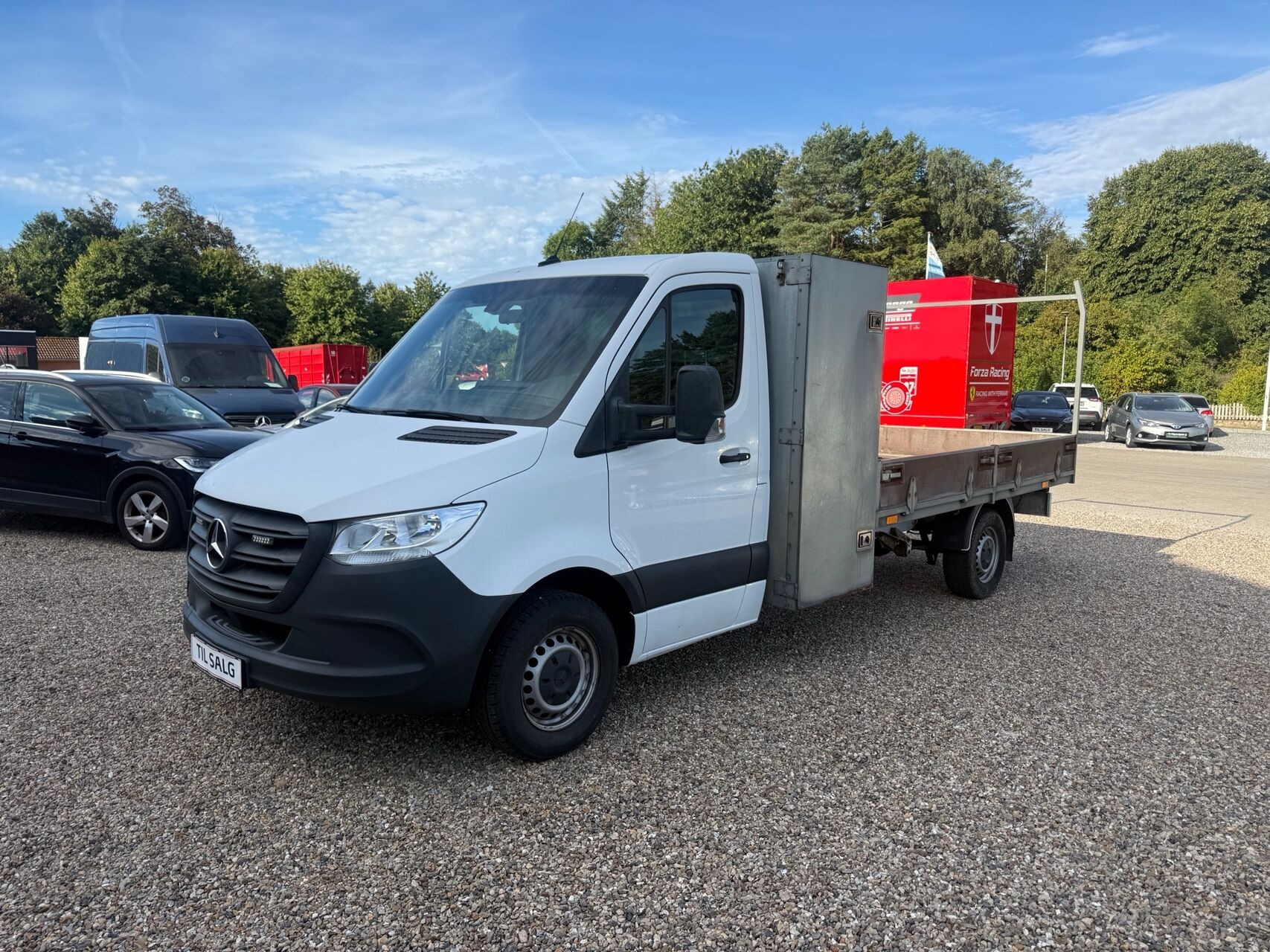 Hvid Mercedes Sprinter fra 2020