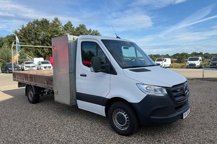 Hvid Mercedes Sprinter fra 2020