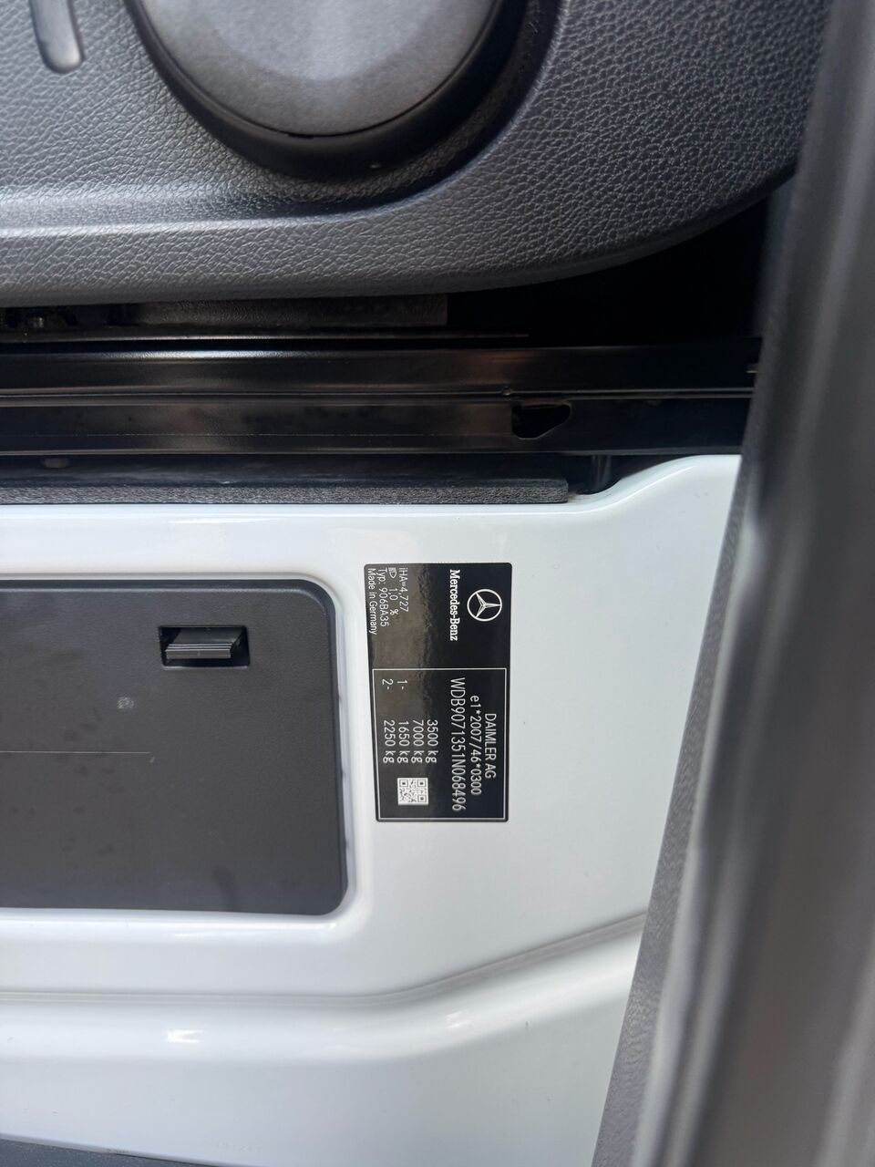Hvid Mercedes Sprinter fra 2020