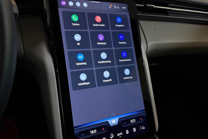 Blå Ford Explorer fra 2025