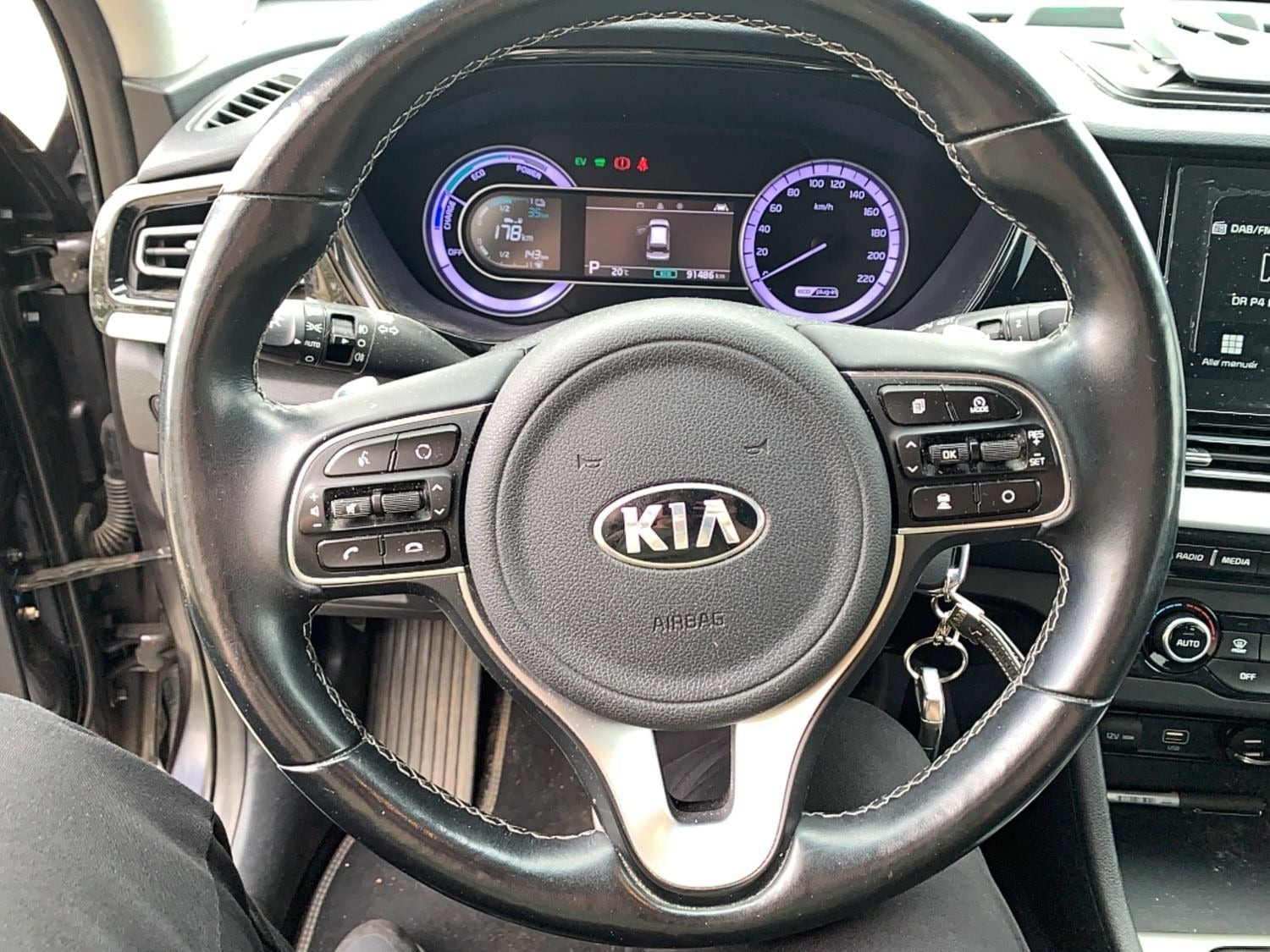 Hvid Kia Niro fra 2020