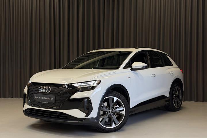 Hvid Audi Q4 e-tron fra 2022