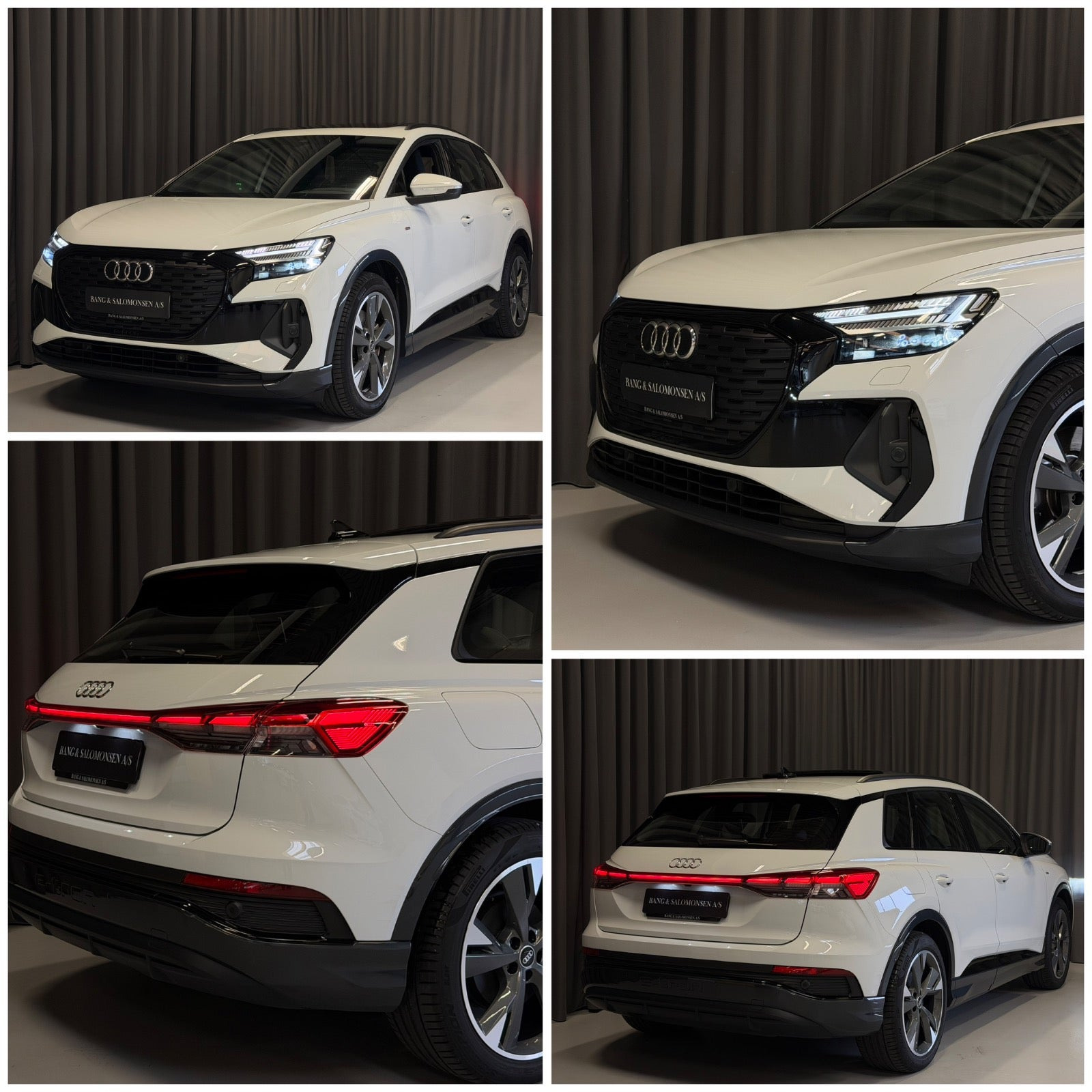 Hvid Audi Q4 e-tron fra 2022