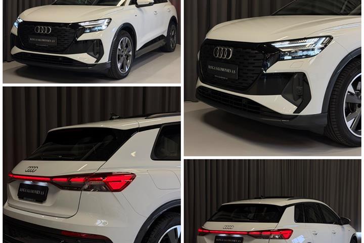 Hvid Audi Q4 e-tron fra 2022