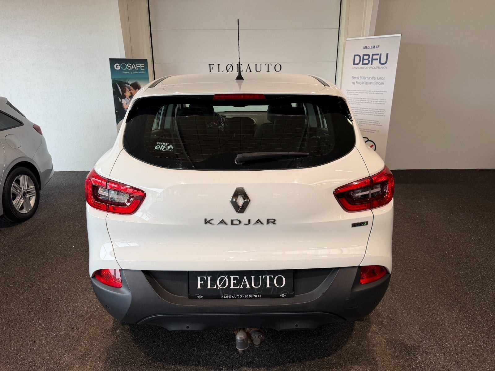 Hvid Renault Kadjar fra 2016