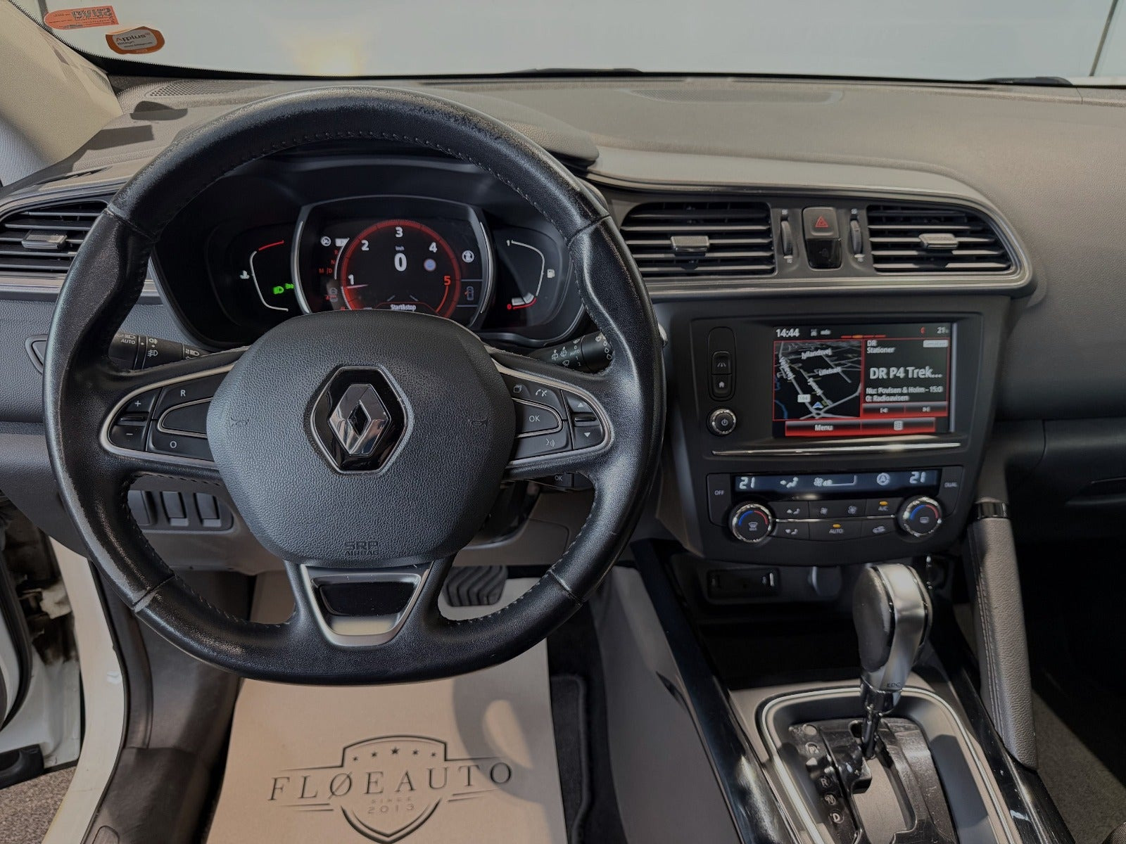 Hvid Renault Kadjar fra 2016