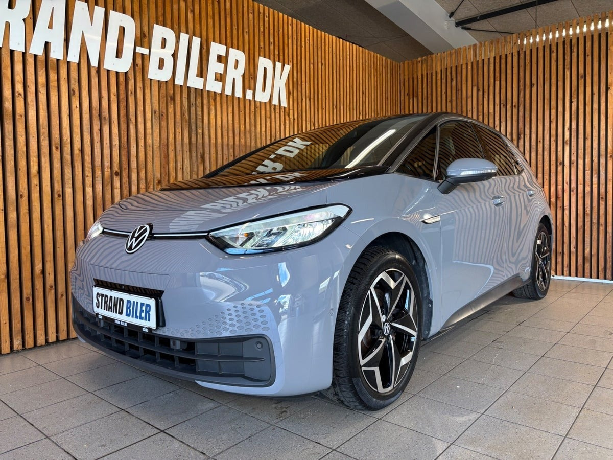 Grå VW ID.3 fra 2023