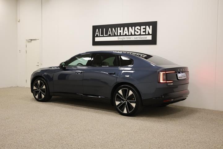 Blå Volvo ES90 fra 2026