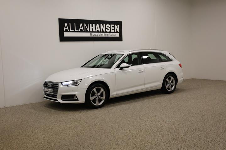 Hvid Audi A4 fra 2019