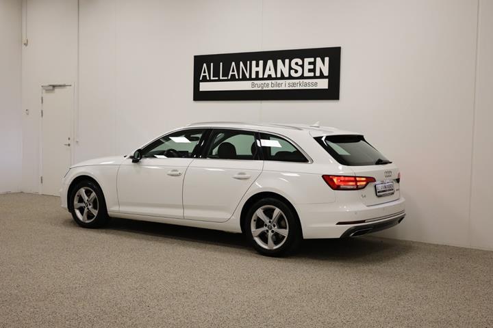 Hvid Audi A4 fra 2019