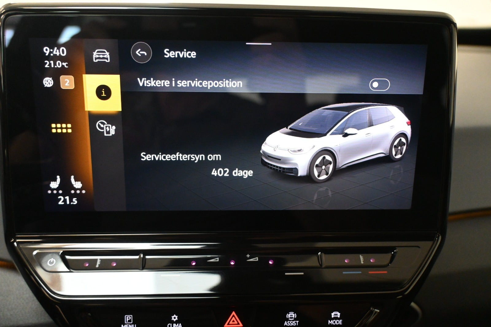 Sølv VW ID.3 fra 2021
