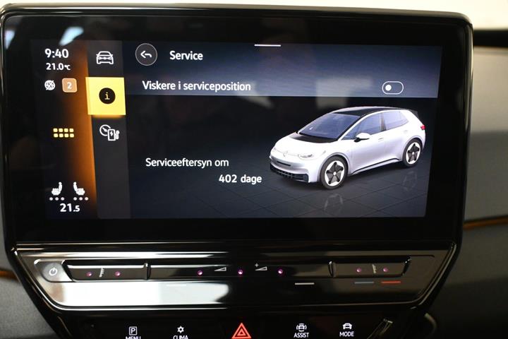Sølv VW ID.3 fra 2021