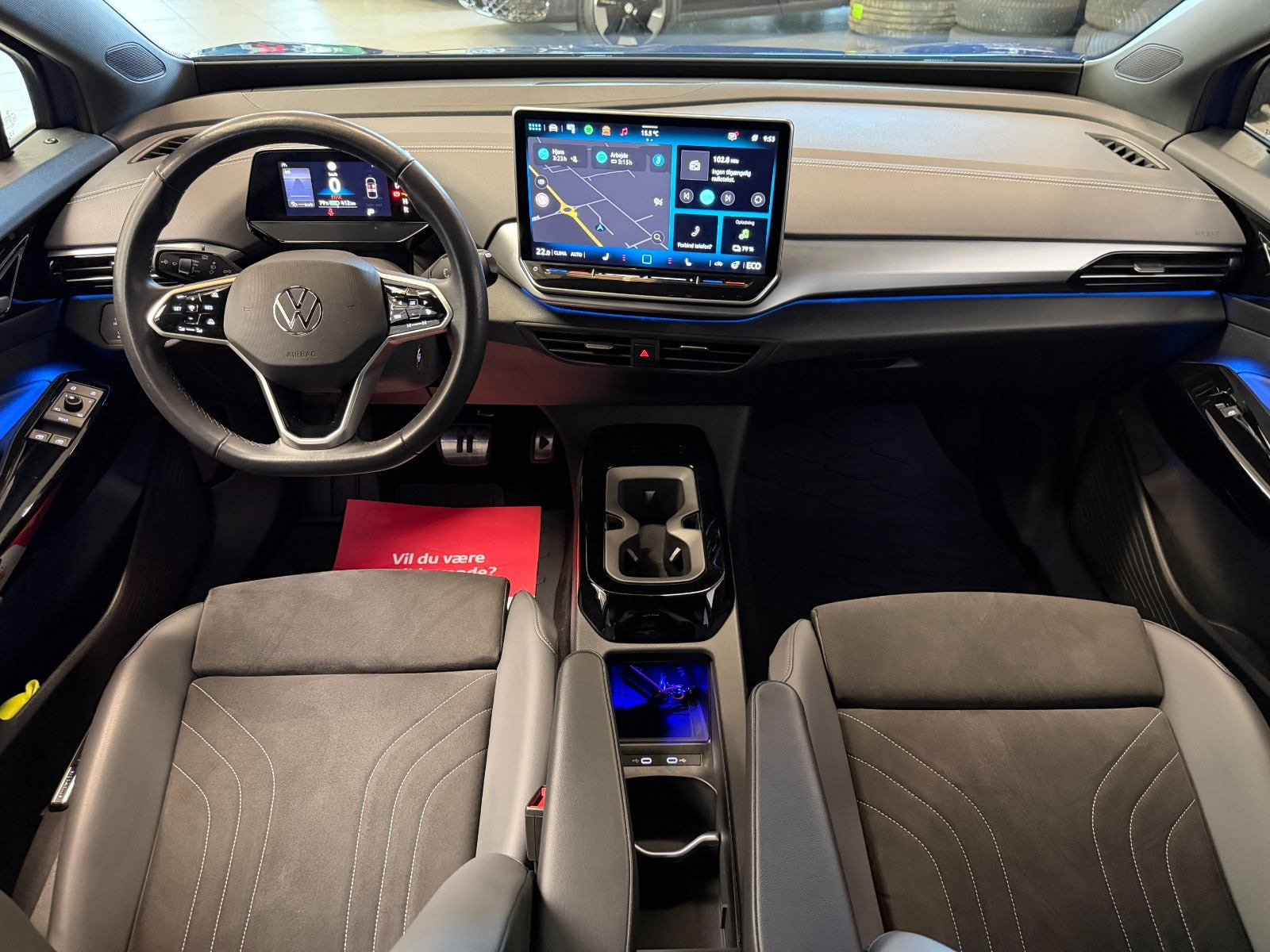 Blå VW ID.4 fra 2025