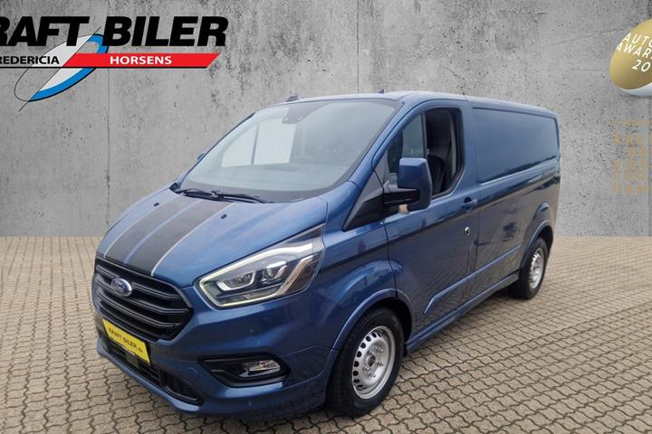 Blå Ford Transit Custom 320 L2 fra 2021