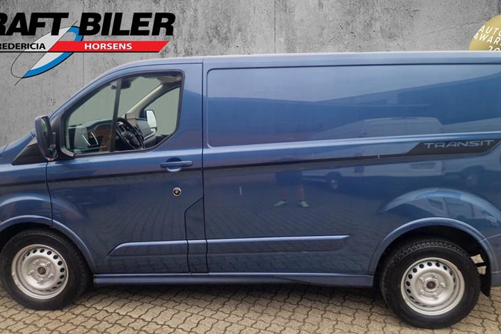 Blå Ford Transit Custom 320 L2 fra 2021