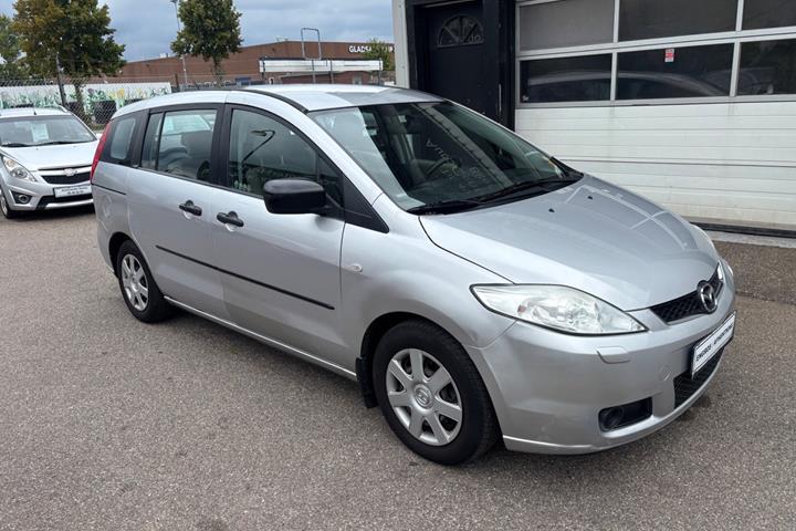 Sølv Mazda 5 fra 2008