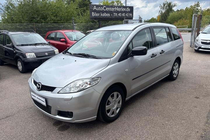 Sølv Mazda 5 fra 2008