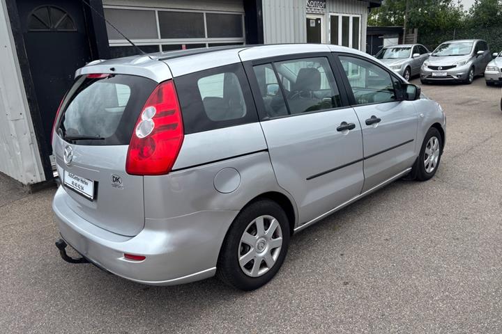 Sølv Mazda 5 fra 2008