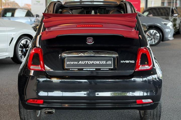 Sort Fiat 500C fra 2020