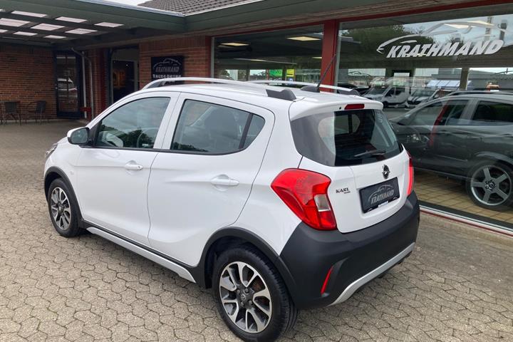 Hvid Opel Karl fra 2018